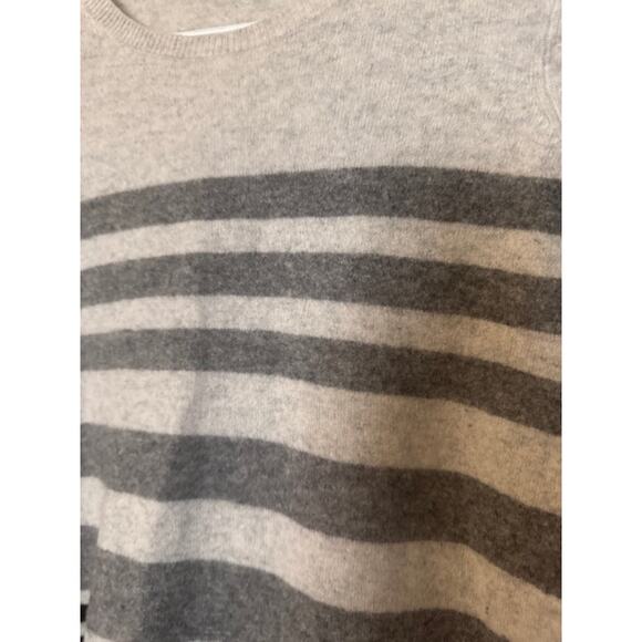 Vince 100% Cashmere Striped Crew Neck Sweater S - Picture 6 of 6